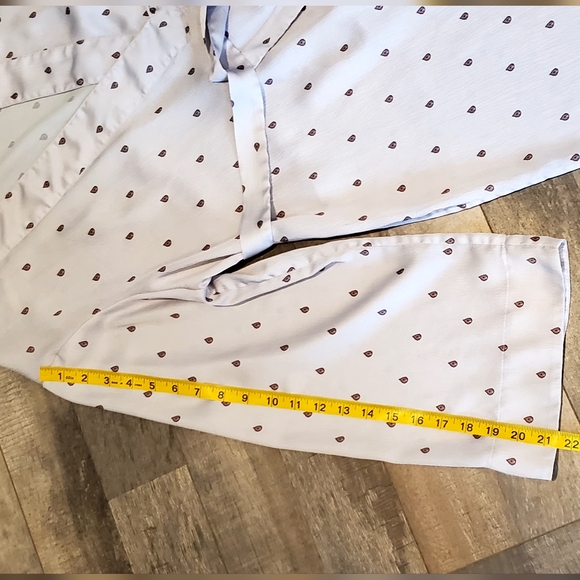 Roller Rabbit Lavender+Cranberry Tear Drop Silky Waffled Short Robe, OS, EUC - Picture 13 of 16